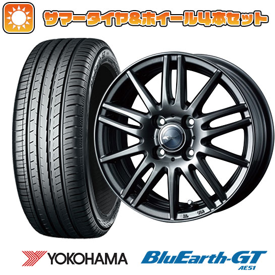 185/55R16 夏タイヤ ホイール4本セット YOKOHAMA ブルーアース GT AE51 (4/100車用) WEDS ザミック ティート 16インチ :arktire 261 123061 28563 28563:アークタイヤ