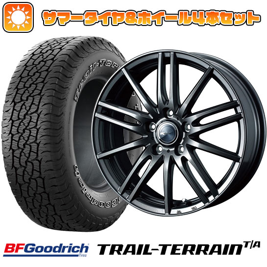 225/55R18 夏タイヤ ホイール４本セット (5/114車用) BFグッドリッチ トレールテレーンT/A ORBL ウェッズ ザミック ティート 18インチ :arktire 1321 126895 36808 36808:アークタイヤ