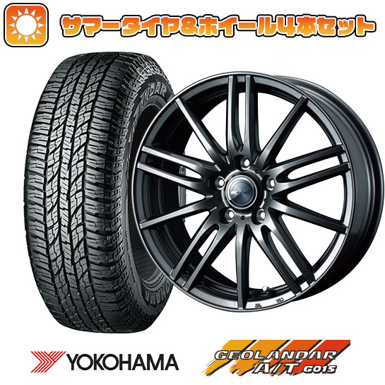 225/55R18 夏タイヤ ホイール４本セット (5/114車用) YOKOHAMA ジオランダー A/T G015 RBL ウェッズ ザミック ティート 18インチ :arktire 1321 126895 23760 23760:アークタイヤ