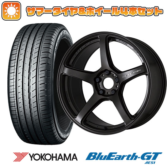 215/50R17 夏タイヤ ホイール4本セット YOKOHAMA ブルーアース GT AE51 (5/114車用) WORK エモーション T5R 17インチ :arktire 1842 142163 28552 28552:アークタイヤ