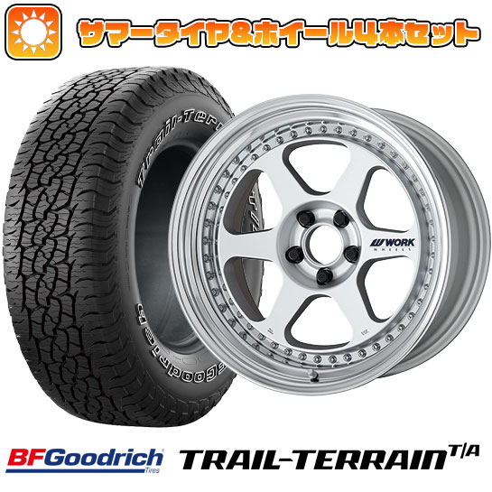 225/55R18 夏タイヤ ホイール4本セット BFグッドリッチ トレールテレーンT/A ORBL (5/114車用) WORK マイスター L1 3P 18インチ :arktire 1321 142064 36808 36808:アークタイヤ