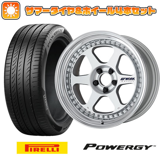 225/40R18 夏タイヤ ホイール4本セット ピレリ パワジー (5/114車用) WORK マイスター L1 3P 18インチ｜ark-tire