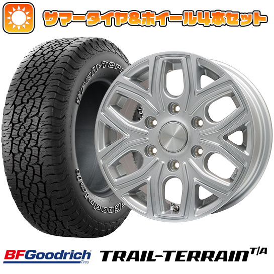 265/70R17 夏タイヤ ホイール4本セット BFグッドリッチ トレールテレーンT/A ORWL (6/139車用) BRANDLE P03 17インチ :arktire 11822 100826 36789 36789:アークタイヤ