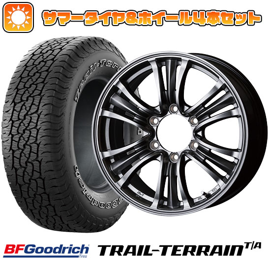 265/60R18 夏タイヤ ホイール4本セット BFグッドリッチ トレールテレーンT/A ORWL (6/139車用) TOPY バザルト X タイプ2 18インチ :arktire 16581 101536 36782 36782:アークタイヤ