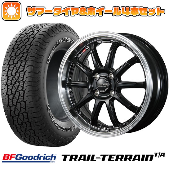 225/60R17 夏タイヤ ホイール4本セット BFグッドリッチ トレールテレーンT/A ORBL (5/100車用) BLEST バーンズテック S10 DP 17インチ :arktire 4941 126130 36817 36817:アークタイヤ