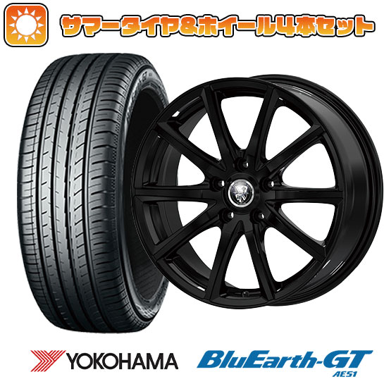 215/45R17 夏タイヤ ホイール4本セット YOKOHAMA ブルーアース GT AE51 (5/114車用) BIGWAY TRG GB10 17インチ :arktire 1781 98380 28547 28547:アークタイヤ