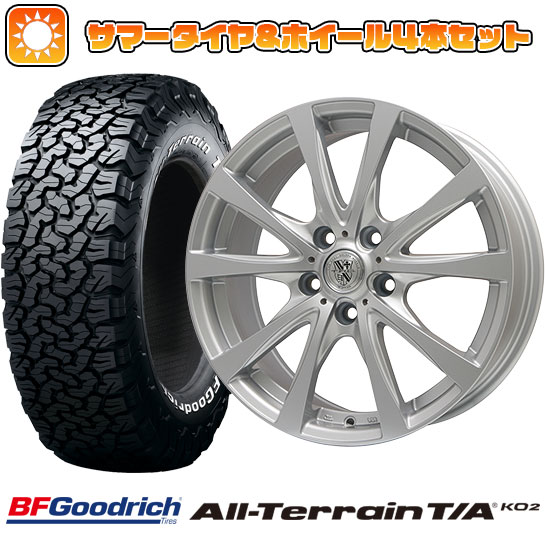 225/65R17 夏タイヤ ホイール4本セット BFグッドリッチ オールテレーンT/A KO2 RBL (5/114車用) BIGWAY TRG バーン 17インチ :arktire 2182 128629 23750 23750:アークタイヤ