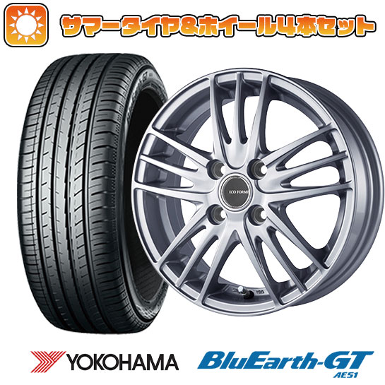 155/65R14 夏タイヤ ホイール4本セット N BOX タントカスタム ワゴンR YOKOHAMA ブルーアース GT AE51 BRIDGESTONE エコフォルム SE 18 14インチ :arktire 1262 100671 28581 28581:アークタイヤ