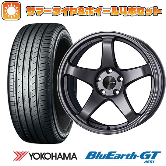 215/45R18 夏タイヤ ホイール４本セット (5/114車用) YOKOHAMA ブルーアース GT AE51 エンケイ PF05 18インチ :arktire 1130 151031 29315 29315:アークタイヤ