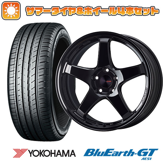 215/45R18 夏タイヤ ホイール４本セット (5/114車用) YOKOHAMA ブルーアース GT AE51 エンケイ PF05 Limited 18インチ :arktire 1130 151056 29315 29315:アークタイヤ