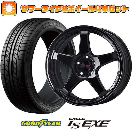 225/45R18 夏タイヤ ホイール４本セット (5/114車用) GOODYEAR イーグル エルエス エグゼ(限定) エンケイ PF05 Limited 18インチ :arktire 1261 151056 31587 31587:アークタイヤ