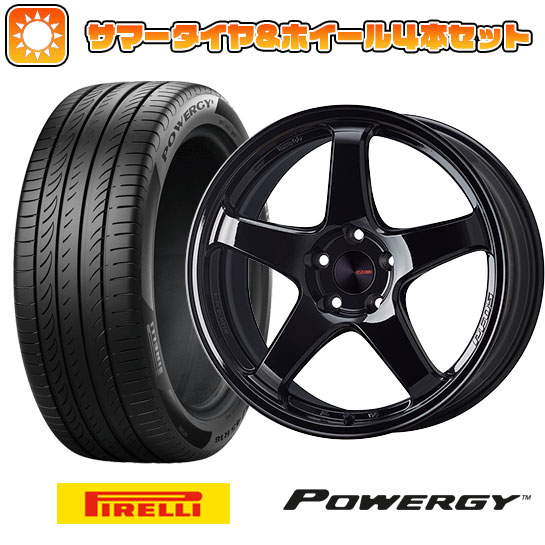 225/60R18 夏タイヤ ホイール４本セット (5/114車用) PIRELLI パワジー エンケイ PF05 Limited 18インチ :arktire 1341 151056 36977 36977:アークタイヤ