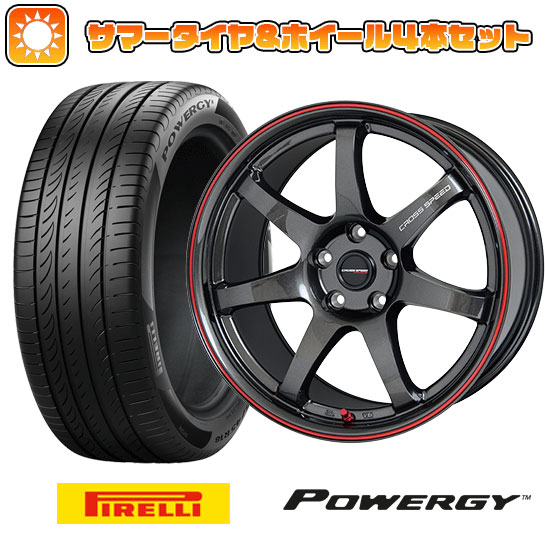 225/45R18 夏タイヤ ホイール４本セット (5/114車用) PIRELLI パワジー ホットスタッフ クロススピード ハイパーエディションCR7 18インチ :arktire 1261 146376 36965 36965:アークタイヤ