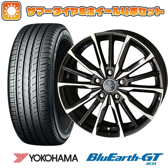 夏タイヤ ホイール4本セット 225/50R18 ヨコハマ ブルーアース ES32 ヨコハマ アドバンレーシング R6 18インチ