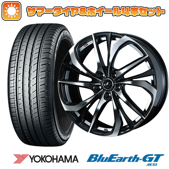 235/40R19 夏タイヤ ホイール4本セット YOKOHAMA ブルーアース GT AE51 (5/114車用) WEDS レオニス TE 19インチ :arktire 13461 135149 28533 28533:アークタイヤ