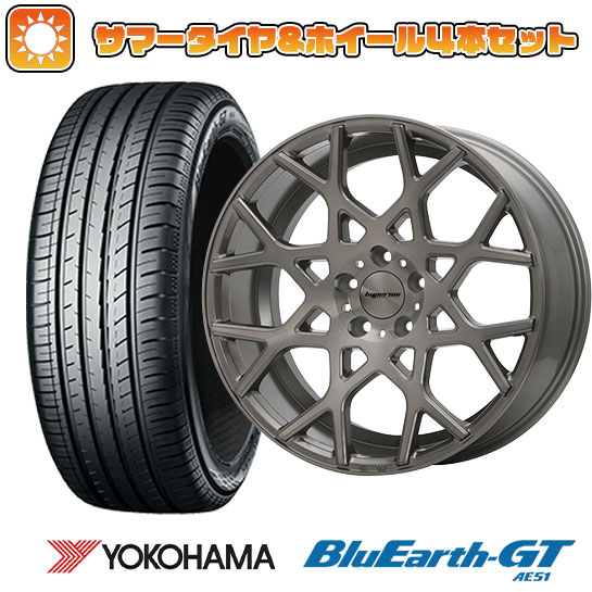 245/35R19 夏タイヤ ホイール4本セット YOKOHAMA ブルーアース GT AE51 (5/114車用) MLJ ハイペリオン CVZ 19インチ :arktire 1123 131745 28530 28530:アークタイヤ