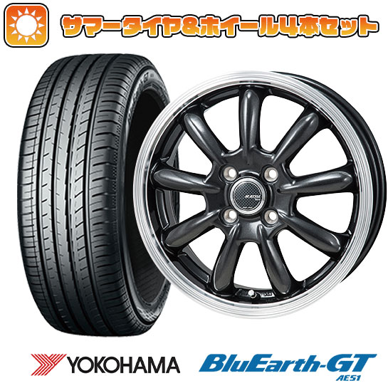 195/50R16 夏タイヤ ホイール4本セット YOKOHAMA ブルーアース GT AE51 (4/100車用) MONZA JPスタイル バーニー 16インチ :arktire 1502 123237 28561 28561:アークタイヤ