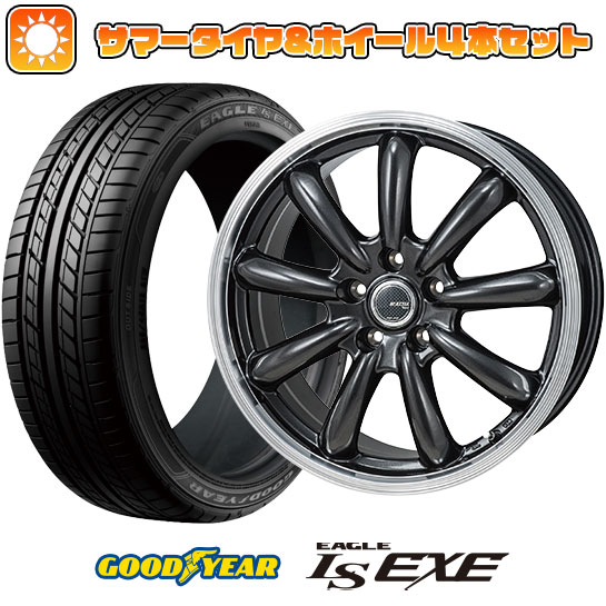 205/50R17 夏タイヤ ホイール4本セット GOODYEAR EAGLE LS EXE(限定) (5/114車用) MONZA JPスタイル バーニー 17インチ :arktire 1672 123239 31689 31689:アークタイヤ