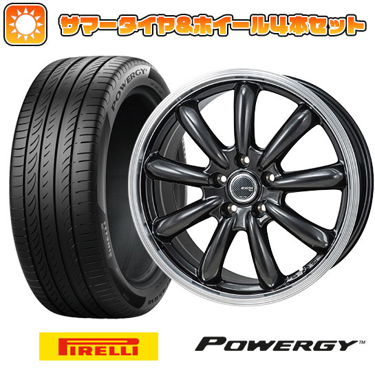 205/50R17 夏タイヤ ホイール4本セット PIRELLI パワジー (5/114車用) MONZA JPスタイル バーニー 17インチ :arktire 1672 123239 38262 38262:アークタイヤ