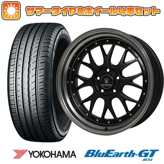 245/40R19 夏タイヤ ホイール4本セット YOKOHAMA ブルーアース GT AE51 (5/114車用) OFFBEAT バウンティコレクション BD00 19インチ｜ark-tire