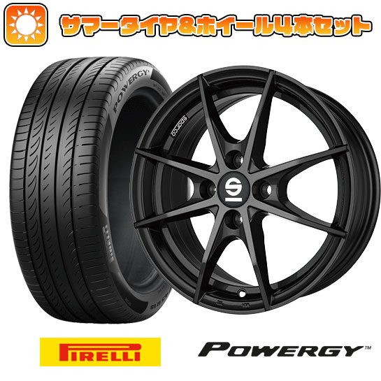 195/55R15 夏タイヤ ホイール4本セット PIRELLI パワジー (4/100車用) OZ SPARCO トロフェオ 15インチ :arktire 1848 98453 37000 37000:アークタイヤ