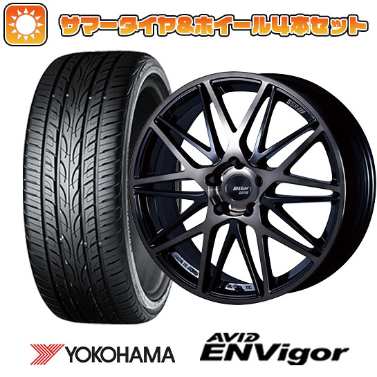 225/55R18 夏タイヤ ホイール４本セット (5/100車用) YOKOHAMA エイビッド エンビガーS321 SSR ブリッカー 01M 18インチ :arktire 2288 142952 43106 43106:アークタイヤ