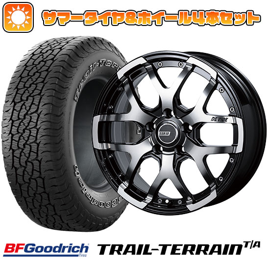 245/70R16 夏タイヤ ホイール4本セット BFグッドリッチ トレールテレーンT/A ORWL (5/114車用) SSR ディバイド ZS 16インチ :arktire 15841 142973 36795 36795:アークタイヤ