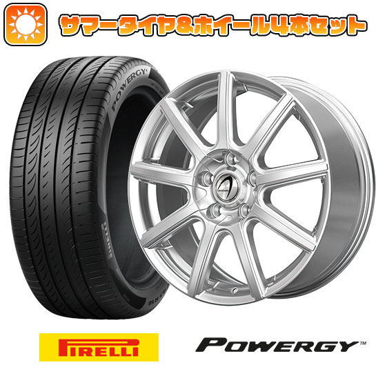 205/50R17 夏タイヤ ホイール4本セット PIRELLI パワジー (5/100車用) TECHNOPIA アルテミス NS9 17インチ :arktire 1671 101944 38262 38262:アークタイヤ