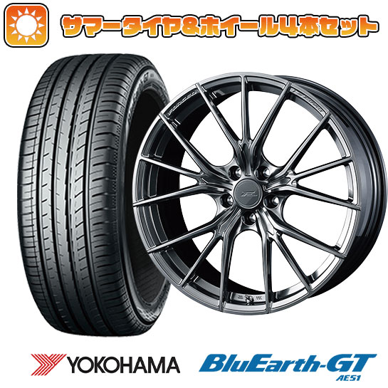 245/35R20 夏タイヤ ホイール4本セット YOKOHAMA ブルーアース GT AE51 (5/114車用) WEDS F ZERO FZ 1 20インチ :arktire 1307 133903 33795 33795:アークタイヤ