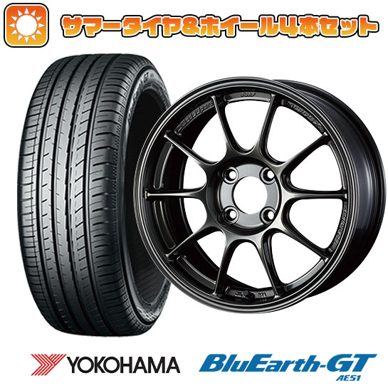 205/45R16 夏タイヤ ホイール4本セット YOKOHAMA ブルーアース GT AE51 (4/100車用) WEDS ウェッズスポーツ TC 105X 16インチ :arktire 1541 132759 28559 28559:アークタイヤ