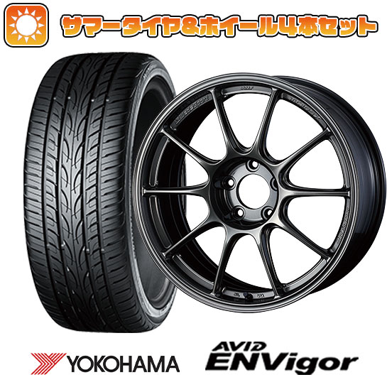 225/40R18 夏タイヤ ホイール4本セット ヨコハマ エイビッド エンビガーS321 (5/114車用) WEDS ウェッズスポーツ TC 105X 18インチ :arktire 1131 136715 38559 38559:アークタイヤ