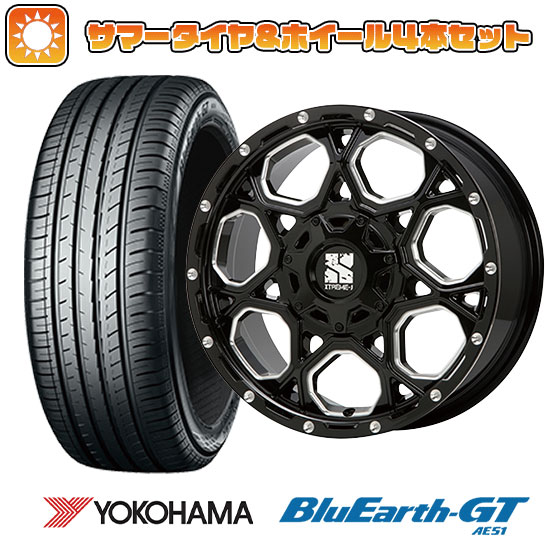 195/60R17 夏タイヤ ホイール4本セット ライズ/ロッキー（ハイブリッド） YOKOHAMA ブルーアース GT AE51 MLJ エクストリームJ XJ06 17インチ :arktire 25181 131714 33211 33211:アークタイヤ