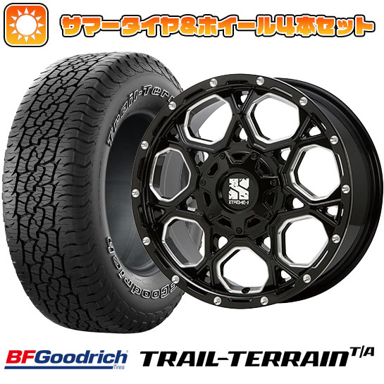 265/70R17 夏タイヤ ホイール4本セット BFグッドリッチ トレールテレーンT/A ORWL (6/139車用) MLJ エクストリームJ XJ06 17インチ :arktire 11822 131717 36789 36789:アークタイヤ