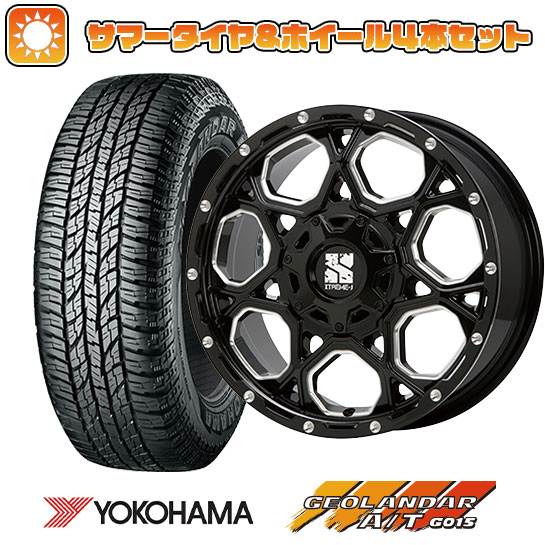 225/70R16 夏タイヤ ホイール4本セット YOKOHAMA ジオランダー A/T G015 RBL (5/114車用) MLJ エクストリームJ XJ06 16インチ :arktire 2563 131483 22909 22909:アークタイヤ