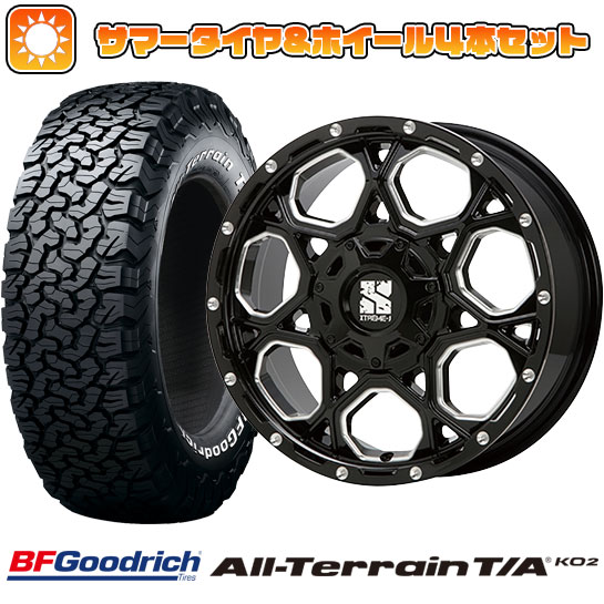 225/65R17 夏タイヤ ホイール4本セット BFグッドリッチ オールテレーンT/A KO2 RBL (5/114車用) MLJ エクストリームJ XJ06 17インチ :arktire 2182 131715 23750 23750:アークタイヤ