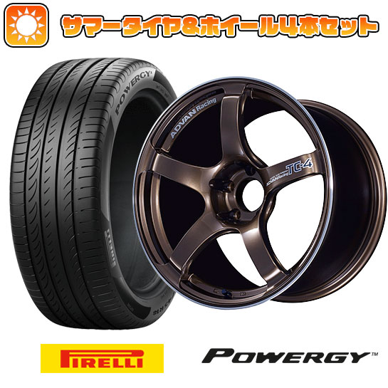 185/60R15 夏タイヤ ホイール4本セット PIRELLI パワジー (4/100車用) YOKOHAMA アドバンレーシング TC4 15インチ :arktire 1901 116665 37003 37003:アークタイヤ