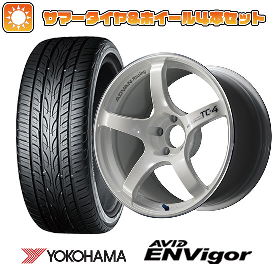 235/45R18 夏タイヤ ホイール4本セット ヨコハマ エイビッド エンビガーS321 (5/114車用) YOKOHAMA アドバンレーシング TC4 18インチ :arktire 458 106789 38561 38561:アークタイヤ