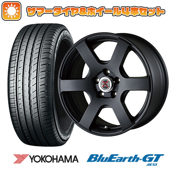 205/65R16 夏タイヤ ホイール4本セット ヤリスクロス YOKOHAMA ブルーアース GT AE51 ALGERNON フェニーチェ クロスXC6 16インチ :arktire 22001 145431 28571 28571:アークタイヤ