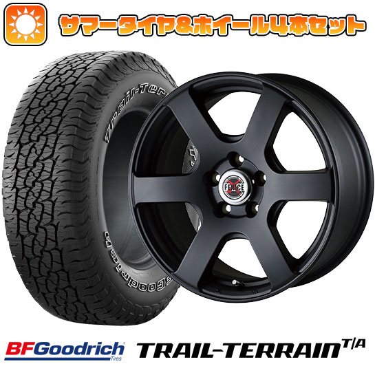 245/70R16 夏タイヤ ホイール4本セット BFグッドリッチ トレールテレーンT/A ORWL (5/114車用) ALGERNON フェニーチェ クロスXC6 16インチ :arktire 15841 145431 36795 36795:アークタイヤ