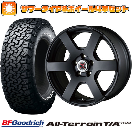 235/70R16 夏タイヤ ホイール4本セット BFグッドリッチ オールテレーンT/A KO2 RWL/RBL (5/114車用) ALGERNON フェニーチェ クロスXC6 16インチ :arktire 7121 145431 21921 21921:アークタイヤ