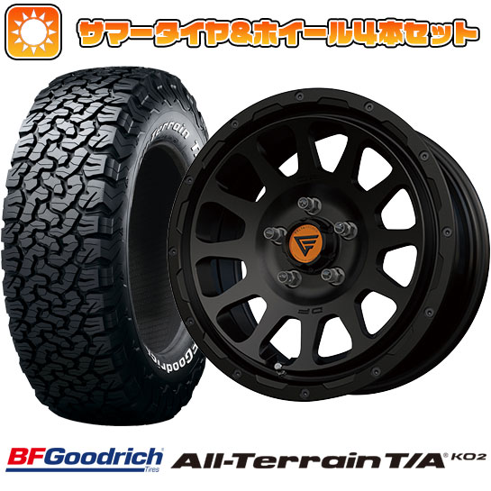 225/70R16 夏タイヤ ホイール4本セット BFグッドリッチ オールテレーンT/A KO2 RWL/RBL (5/114車用) DELTA FORCE オーバル 16インチ :arktire 2563 107963 22213 22213:アークタイヤ