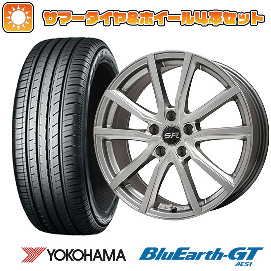 215/45R17 夏タイヤ ホイール4本セット YOKOHAMA ブルーアース GT AE51 (5/100車用) BRANDLE N52 17インチ :arktire 1674 93050 28547 28547:アークタイヤ