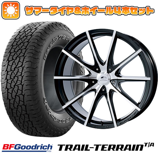 285/45R22 夏タイヤ ホイール4本セット BFグッドリッチ トレールテレーンT/A ORBL (6/139車用) ELFORD ソニックアート 22インチ :arktire 16601 96357 36803 36803:アークタイヤ