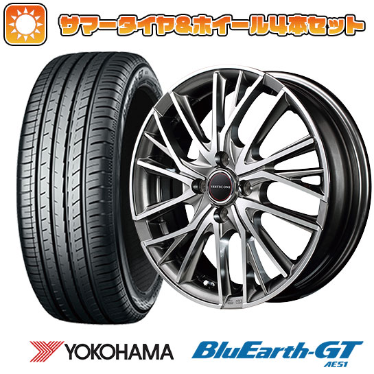 205/45R17 夏タイヤ ホイール4本セット YOKOHAMA ブルーアース GT AE51 (4/100車用) MID ヴァーテックワン ヴァルチャー 17インチ :arktire 1669 133600 28546 28546:アークタイヤ