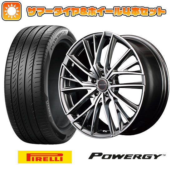 225/60R18 夏タイヤ ホイール４本セット (5/114車用) PIRELLI パワジー MID ヴァーテックワン ヴァルチャー 18インチ :arktire 1341 135605 36977 36977:アークタイヤ