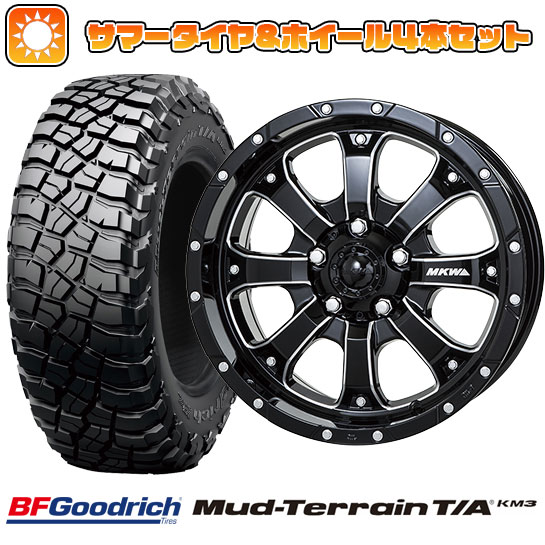 245/70R16 夏タイヤ ホイール4本セット BFグッドリッチ マッドテレーンT/A KM3 (5/114車用) MKW MK 46 M/L+ 16インチ :arktire 15841 95836 28985 28985:アークタイヤ