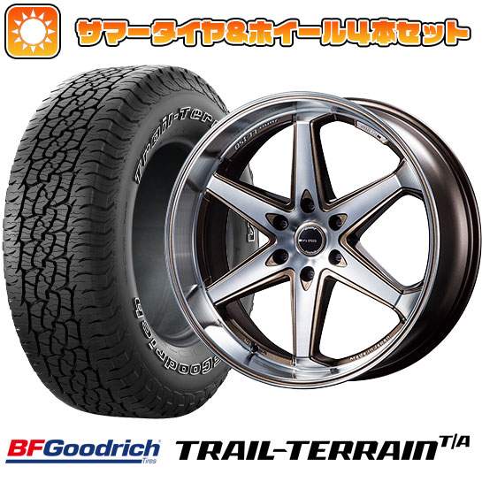285/45R22 夏タイヤ ホイール4本セット BFグッドリッチ トレールテレーンT/A ORBL (6/139車用) MZ SPEED ジュノウ LC150 22インチ