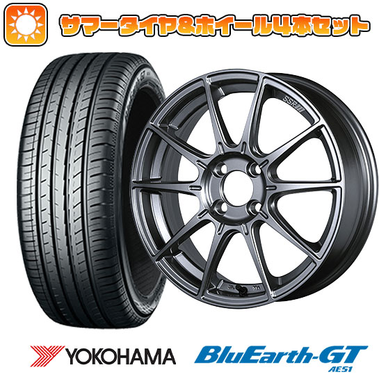 185/55R15 夏タイヤ ホイール4本セット YOKOHAMA ブルーアース GT AE51 (4/100車用) SSR GTX01 15インチ :arktire 1846 142821 28573 28573:アークタイヤ