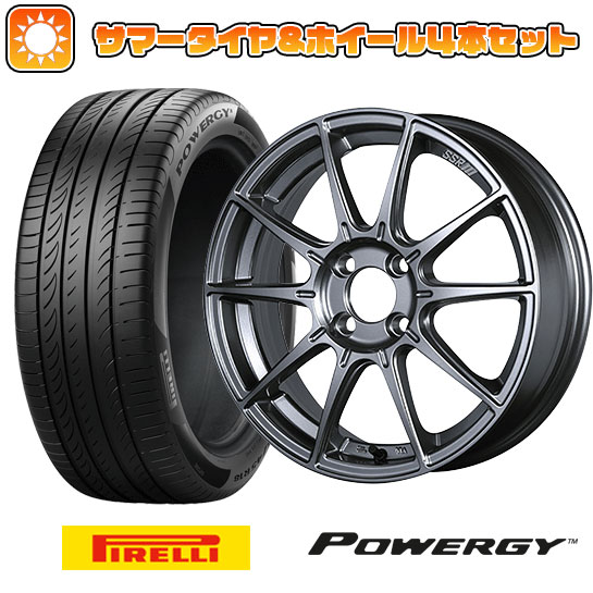 195/65R15 夏タイヤ ホイール4本セット PIRELLI パワジー (4/100車用) SSR GTX01 15インチ :arktire 11881 142821 37005 37005:アークタイヤ