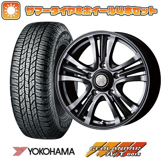 285/60R18 夏タイヤ ホイール4本セット ランクル200 YOKOHAMA ジオランダー A/T G015 RBL TOPY バザルト X タイプ2 18インチ :arktire 5001 101537 22900 22900:アークタイヤ